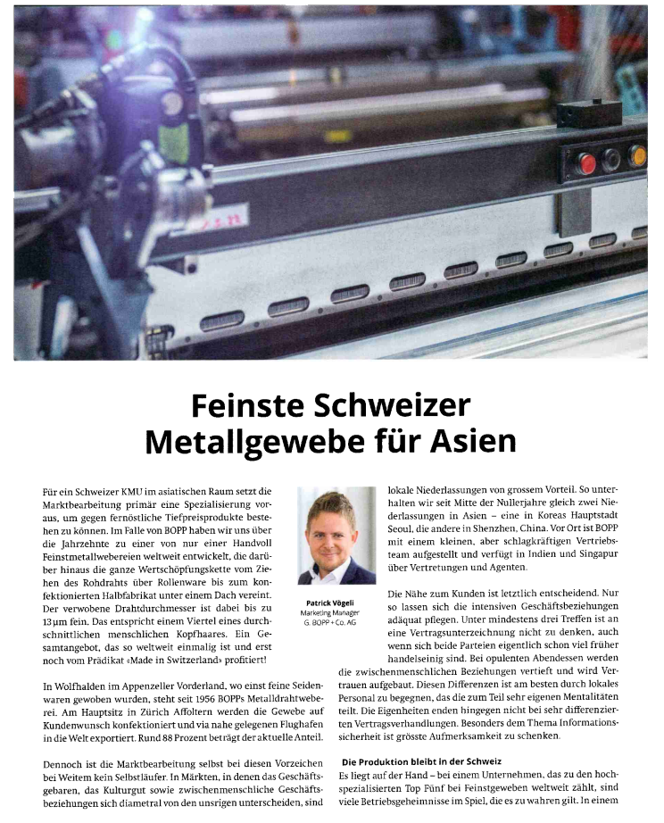 Swiss Export Journal 1